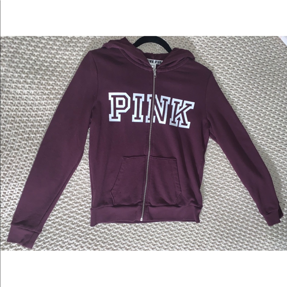 Pink Zip up sweater